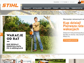 'stihl.pl' screenshot