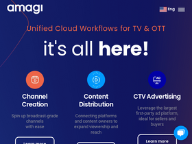 'amagi.com' screenshot