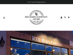 redbarncompanystore.com homepage screenshot