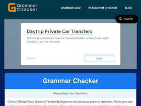 'grammarchecker.io' screenshot