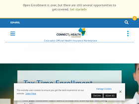 'connectforhealthco.com' screenshot