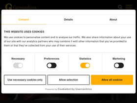 'gressinghamduck.co.uk' screenshot