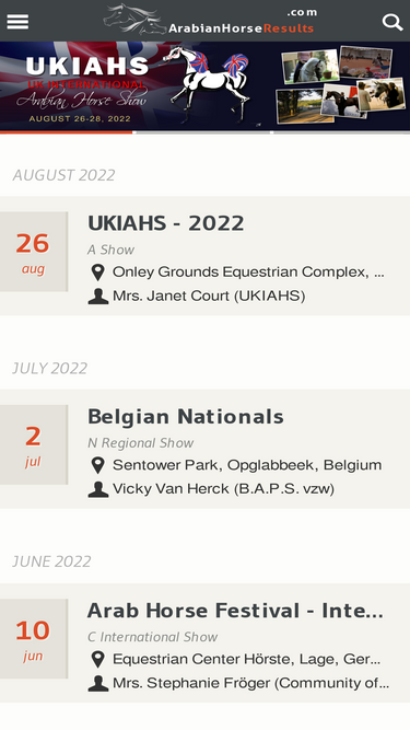 arabianhorseresults.com