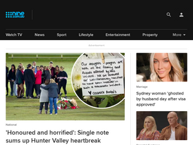 'nine.com.au' screenshot