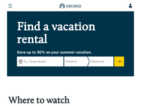 'vacasa.com' screenshot