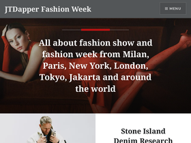 jtdapperfashionweek.com