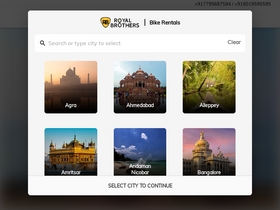 'royalbrothers.com' screenshot