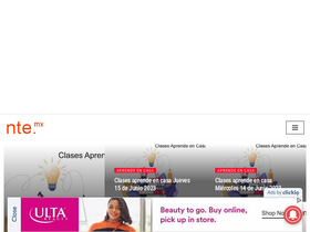 'nte.mx' screenshot