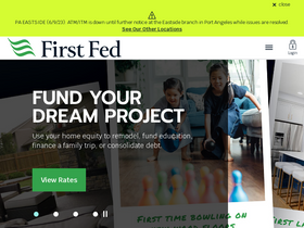 'ourfirstfed.com' screenshot