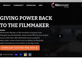'filmconvert.com' screenshot