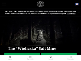 'wieliczka-saltmine.com' screenshot
