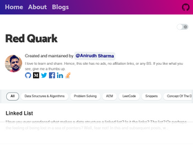 'redquark.org' screenshot