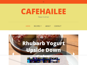 'cafehailee.com' screenshot
