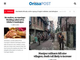 'orissapost.com' screenshot