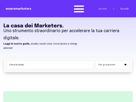 'wearemarketers.net' screenshot