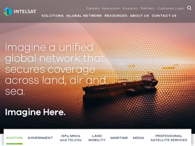 'intelsat.com' screenshot