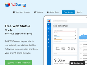 'w3counter.com' screenshot