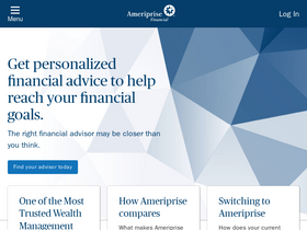 'ameriprise.com' screenshot