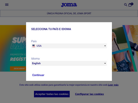'coe.joma-sport.com' screenshot