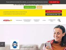 'poujoulat.fr' screenshot