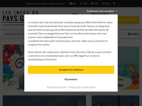 'lesinfosdupaysgallo.com' screenshot
