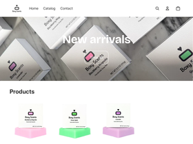 boxyscents.com homepage screenshot