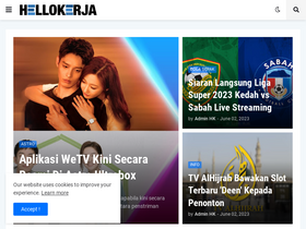 'hellokerja.com' screenshot