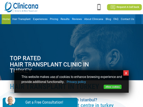 'clinicana.com' screenshot