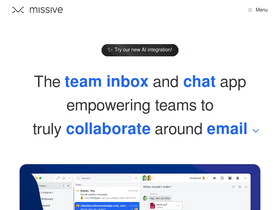 'missiveapp.com' screenshot