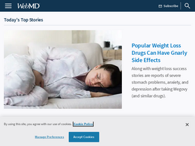 'webmd.com' screenshot