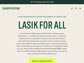 'sharpe-vision.com' screenshot