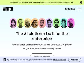 'writer.com' screenshot