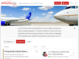 'airlinepilot.life' screenshot