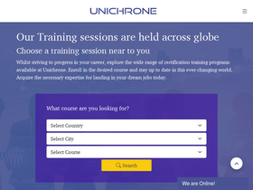 'unichrone.com' screenshot