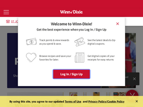 'winndixie.com' screenshot