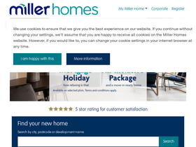 'millerhomes.co.uk' screenshot