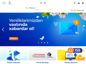 'baktelecom.az' screenshot