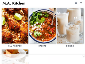 'maricruzavalos.com' screenshot