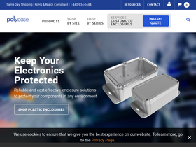 'polycase.com' screenshot