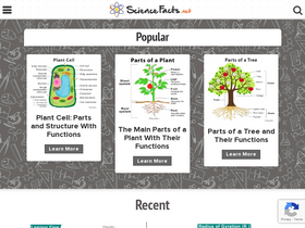 'sciencefacts.net' screenshot