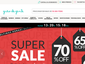 'graodegente.com.br' screenshot