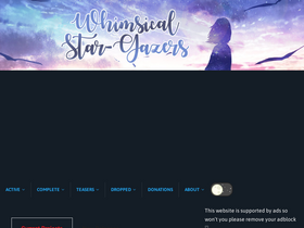 'whimsicalstargazers.net' screenshot