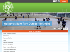 'a2gov.org' screenshot