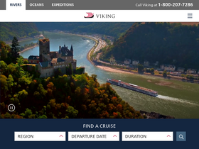 'vikingrivercruisescanada.com' screenshot