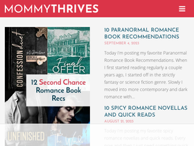 'mommythrives.com' screenshot