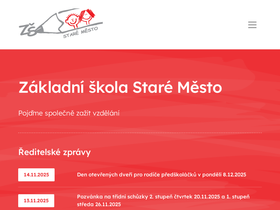 'zsstmesto.cz' screenshot
