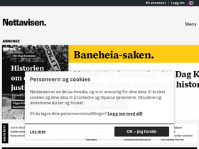 'nettavisen.no' screenshot