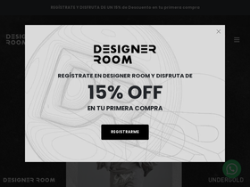 designerroom.co homepage screenshot