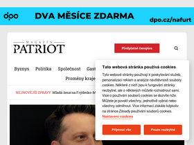 'patriotmagazin.cz' screenshot