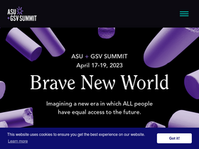 'asugsvsummit.com' screenshot